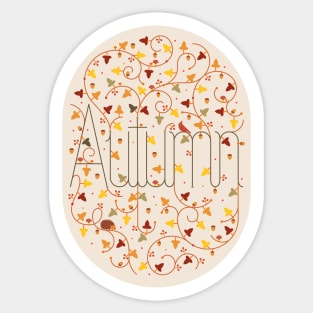 Autumn Sticker